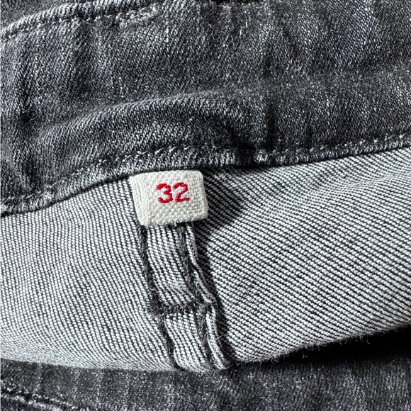 Levi's Skinny Denim Overalls Size 32 Grey Black - Picture 12 of 16